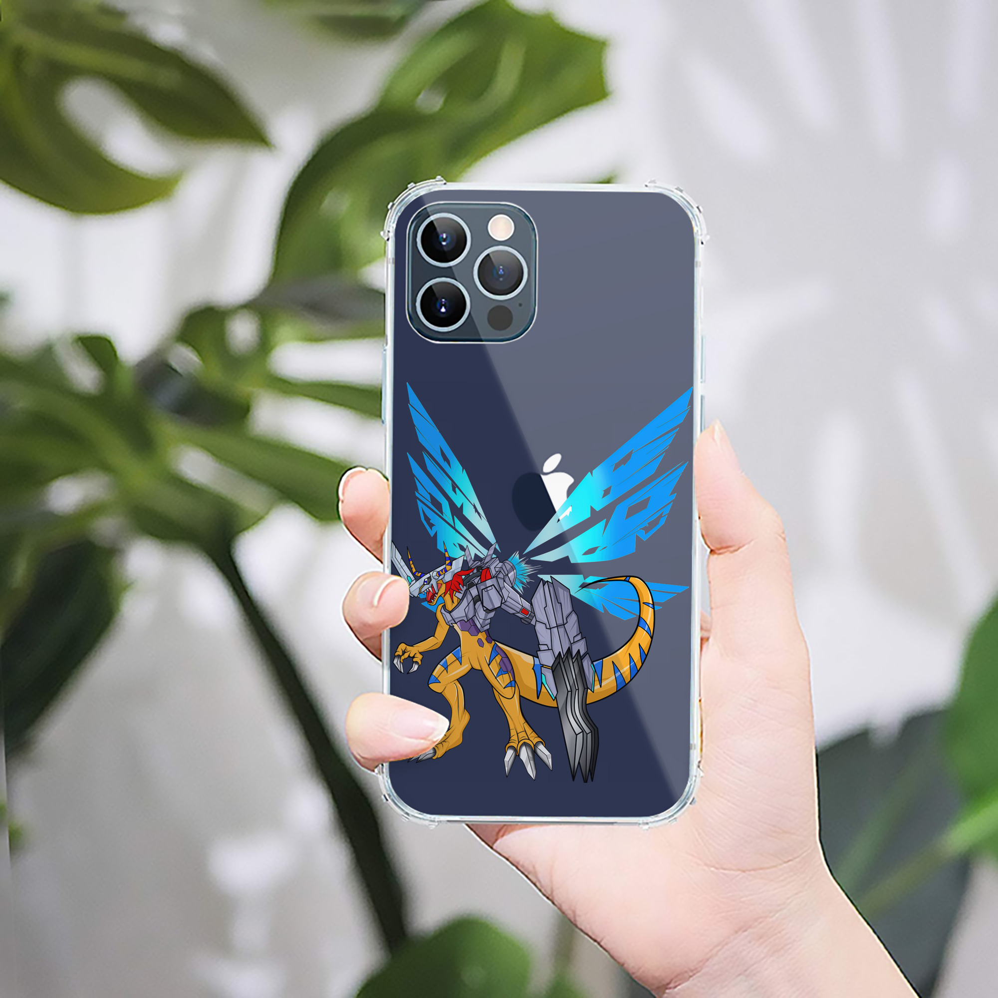 （画像用） Digimon デジタルモンスター/デジモン 【iPhone 12シリーズ対応】透明スマホケース（クリアソフトケース）